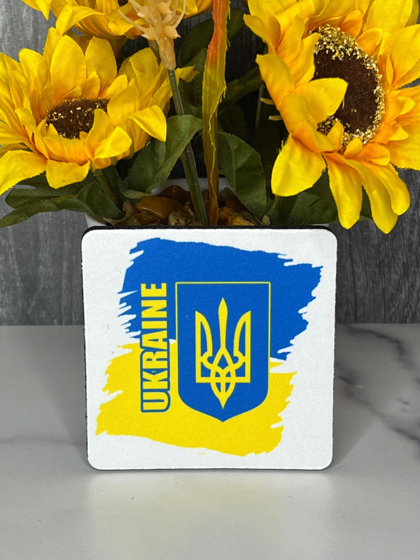 Rubber Coasters-Set of 4 Ukrainian Designs
